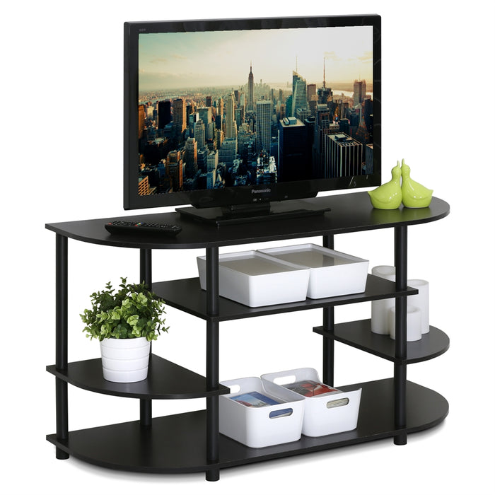 JAYA Simple Design Corner TV Stand,