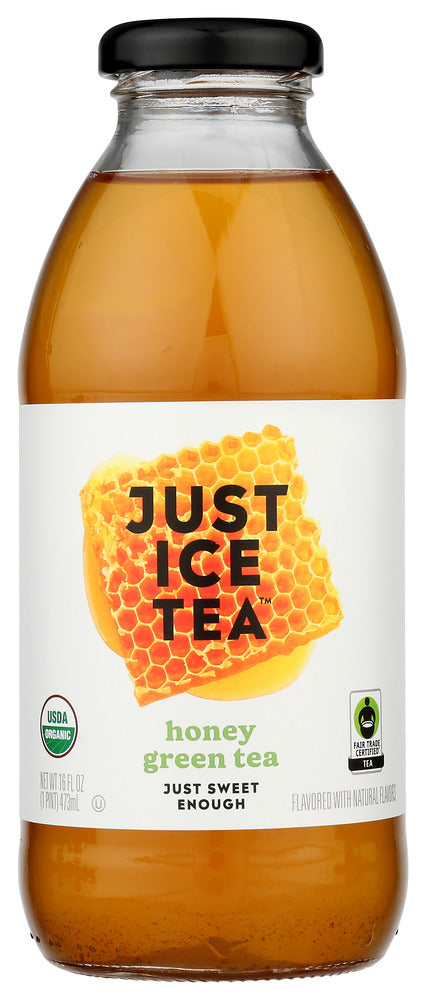 EAT THE CHANGE: Just Ice Tea Honey Green Tea, 16 fo - No Brand For Less