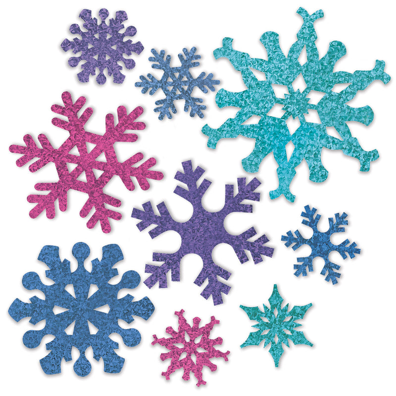 Snowflake Cutouts – 5"-12" – (9/Pkg)