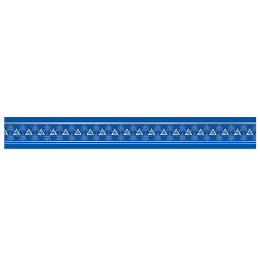 Metallic Star of David Banner – 7½" x 5' – (1/Pkg) by Beistle for Hanukkah Metallic Banners