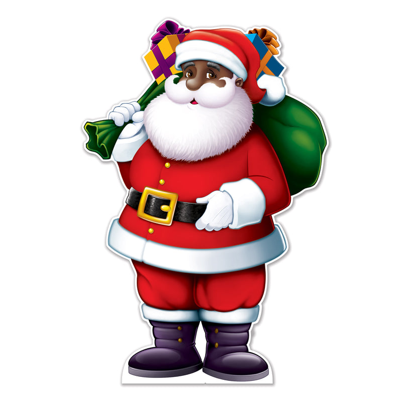 Santa Stand-Up – 5' 7" x 3' 9¼" – (1/Box) by Beistle for Christmas/Winter 3-D Props