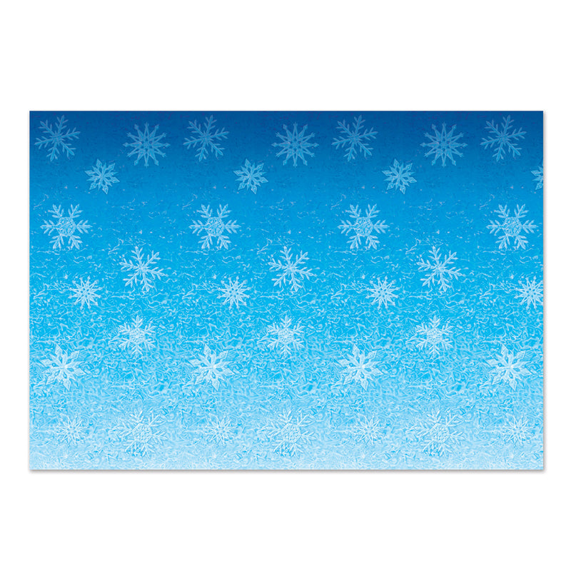 Snowflakes Backdrop – 4' x 30' – (1/Pkg)