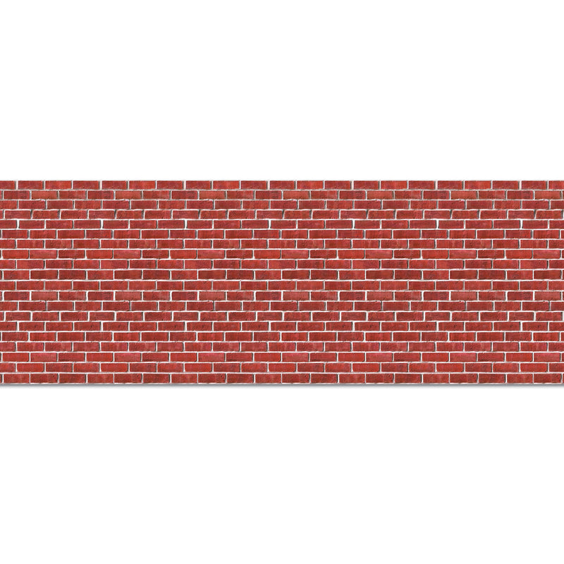 Brick Wall Backdrop – 4' x 30' – (1/Pkg) by Beistle for Christmas/Winter Backdrops