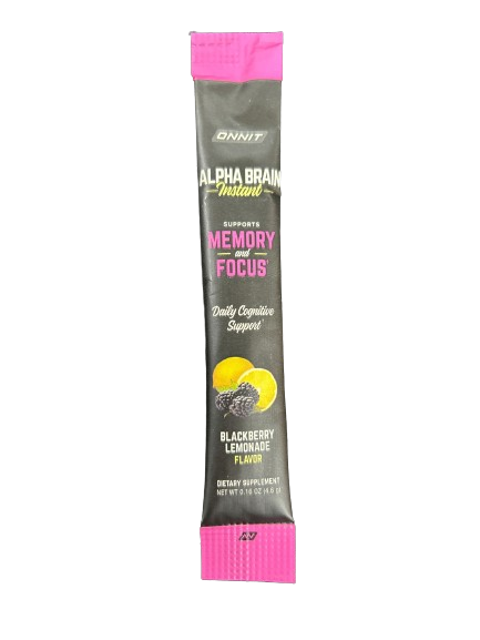 ONNIT: Alpha Brain Blackberry Lemonade 1 CT, 0.16 OZ