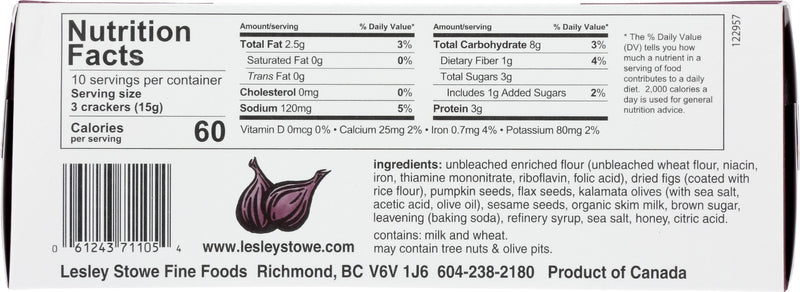 LESLEY STOWE: Fig and Olive, 5.3 oz