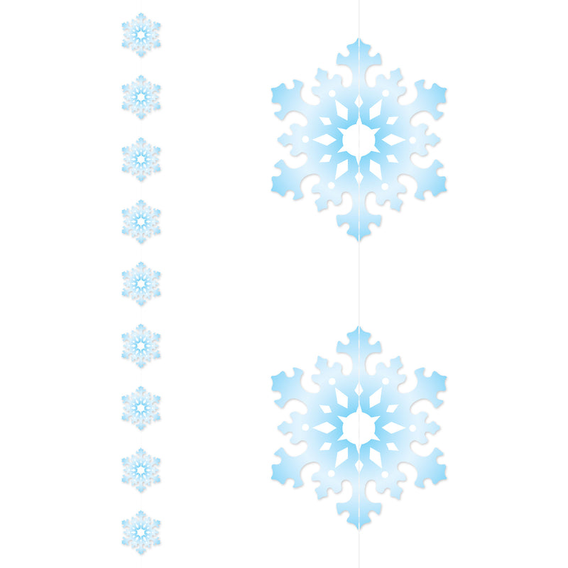 Snowflake Stringers – 6' 6" – (5/Pkg)