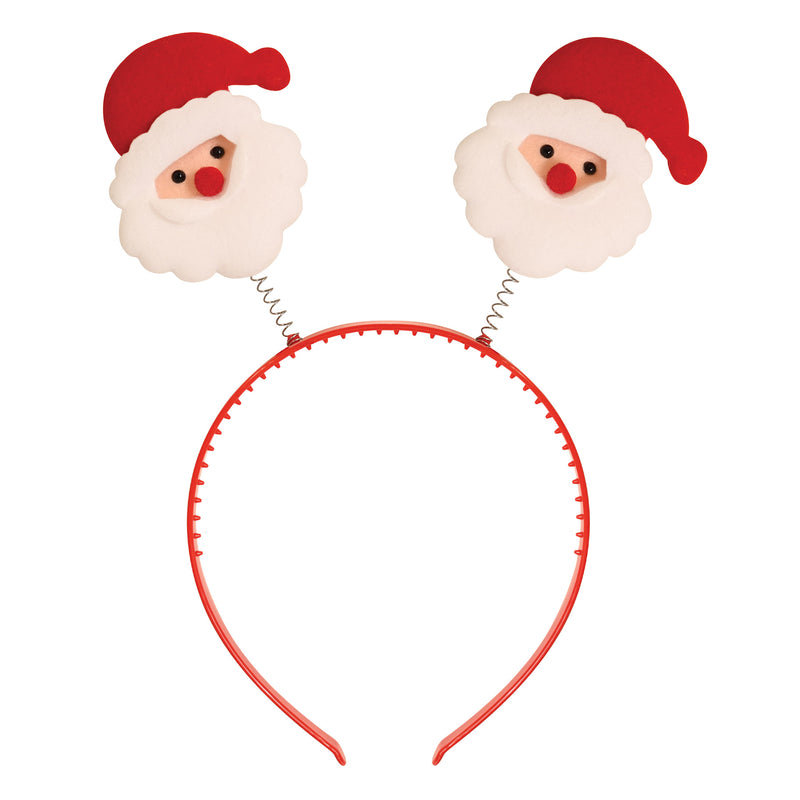 Santa Boppers – (1/Card) by Beistle for Christmas/Winter Boppers and Headbands