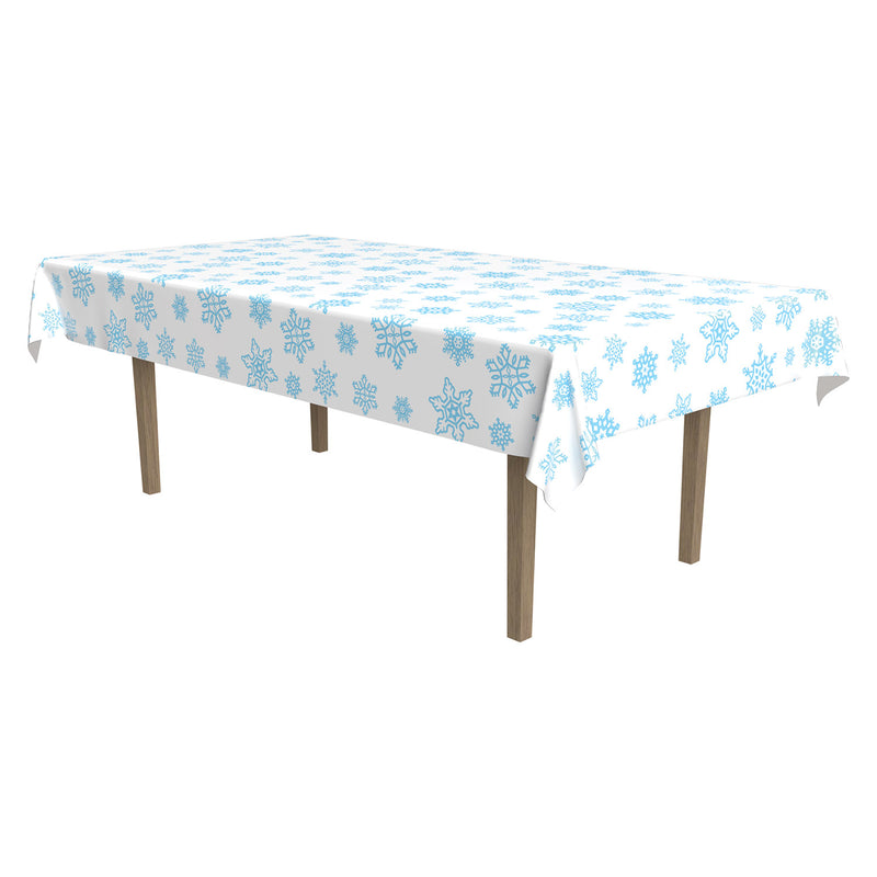 Snowflake Tablecover – 54" x 108" – (1/Pkg)