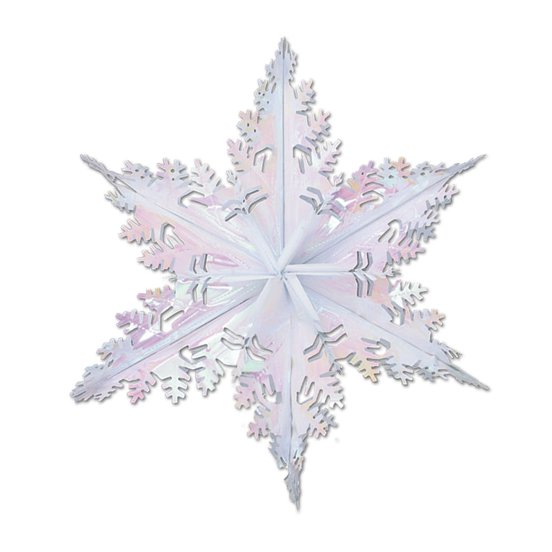 Metallic Winter Snowflake – 24" – (1/Pkg)