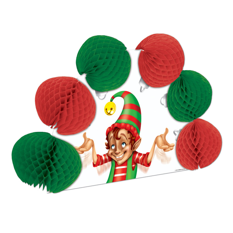 Elf Pop-Over Centerpiece – 10" – (1/Pkg) by Beistle for Christmas/Winter Tissue