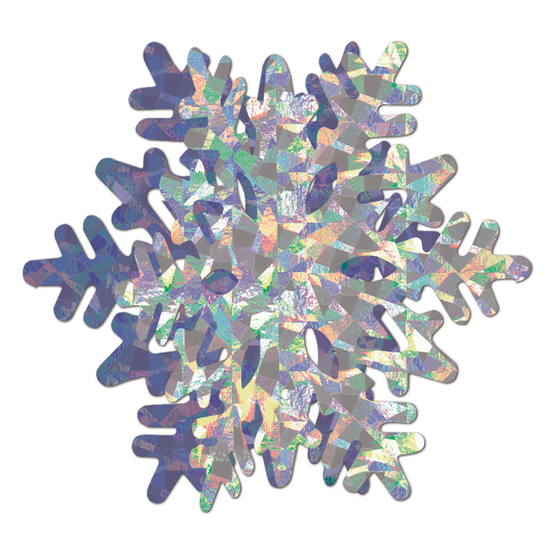 3-D Prismatic Snowflake Centerpiece – 10" – (1/Pkg) by Beistle for Christmas/Winter 3-D