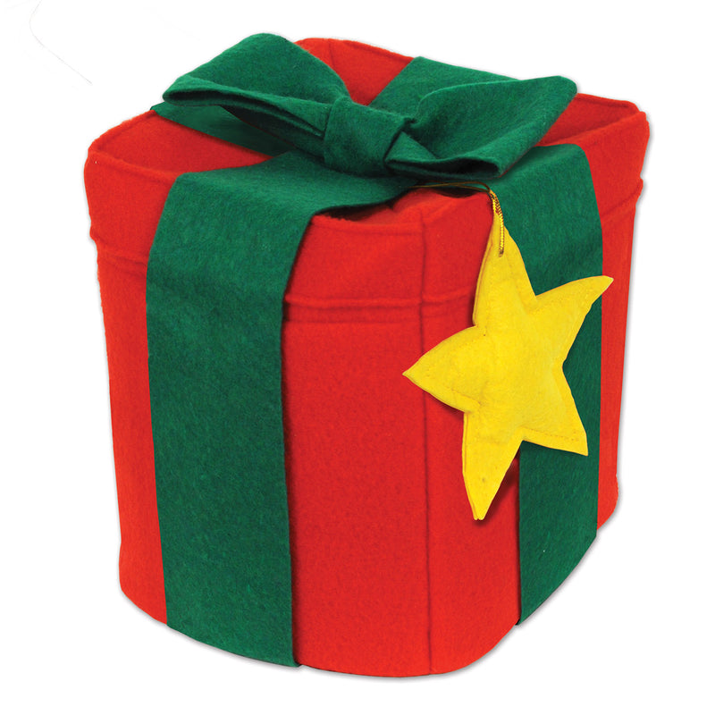 Felt Christmas Gift Hat – (1/Card)