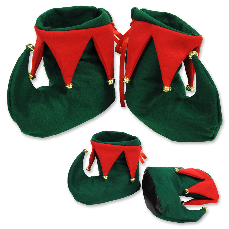 Elf Boots – (1 Pair/Card) by Beistle for Christmas/Winter Accessories