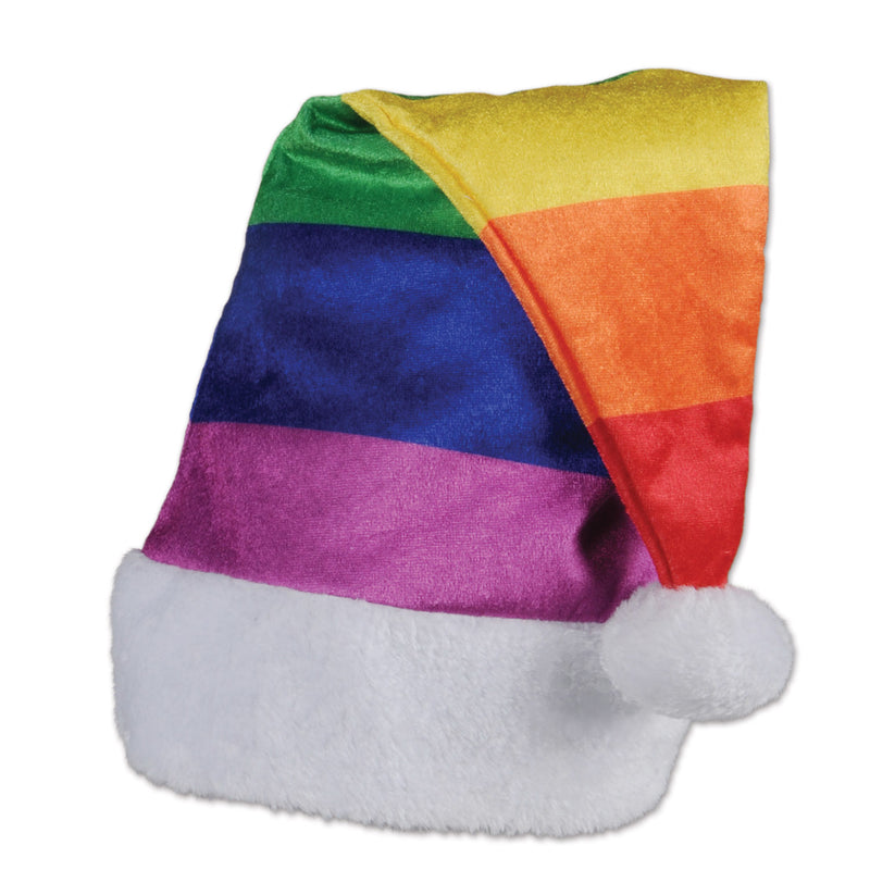 Rainbow Santa Hat – (1/Card)