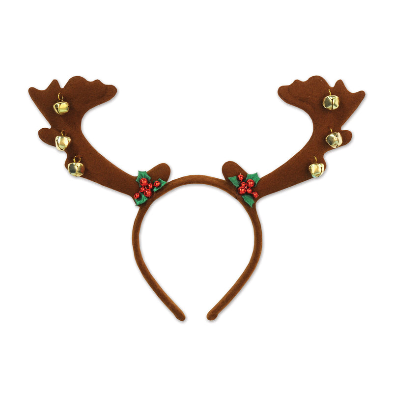 Reindeer Antlers w/Bells – (1/Card)