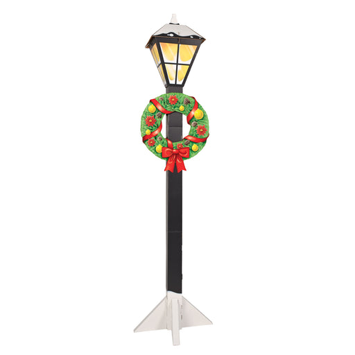 3-D Christmas Lamppost Prop – 7' x 21¼" – (1/Box) by Beistle for Christmas/Winter 3-D Props
