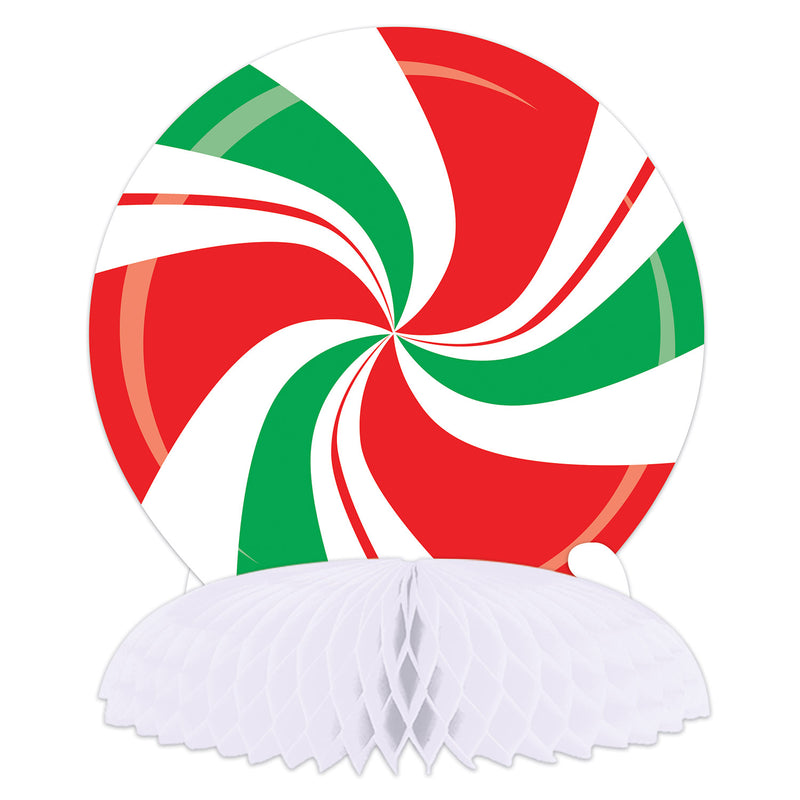 Peppermint Centerpiece – 8¾" x 8¼" – (1/Pkg)