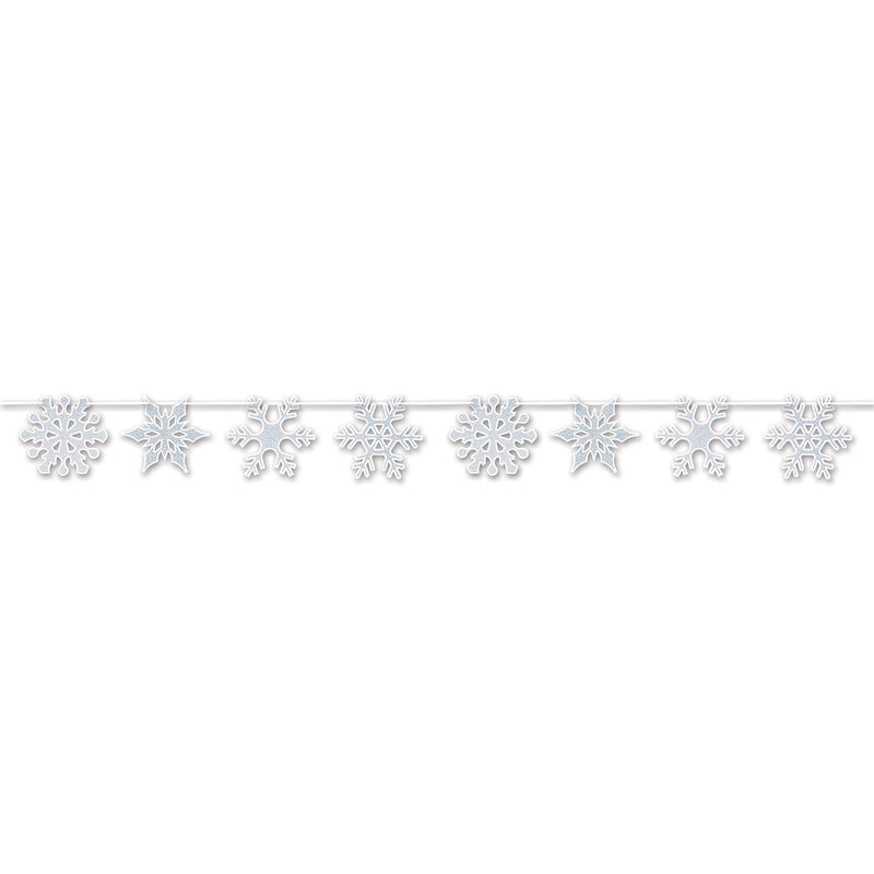 Snowflake Streamer – 8½" x 7' – (1/Pkg)