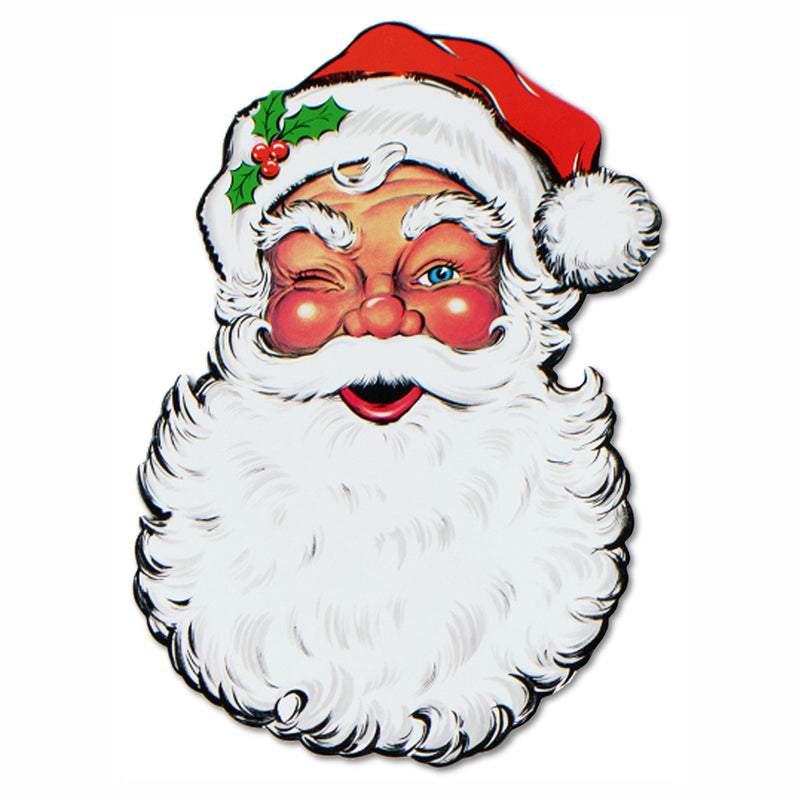 Display Santa Face Cutout – 26"