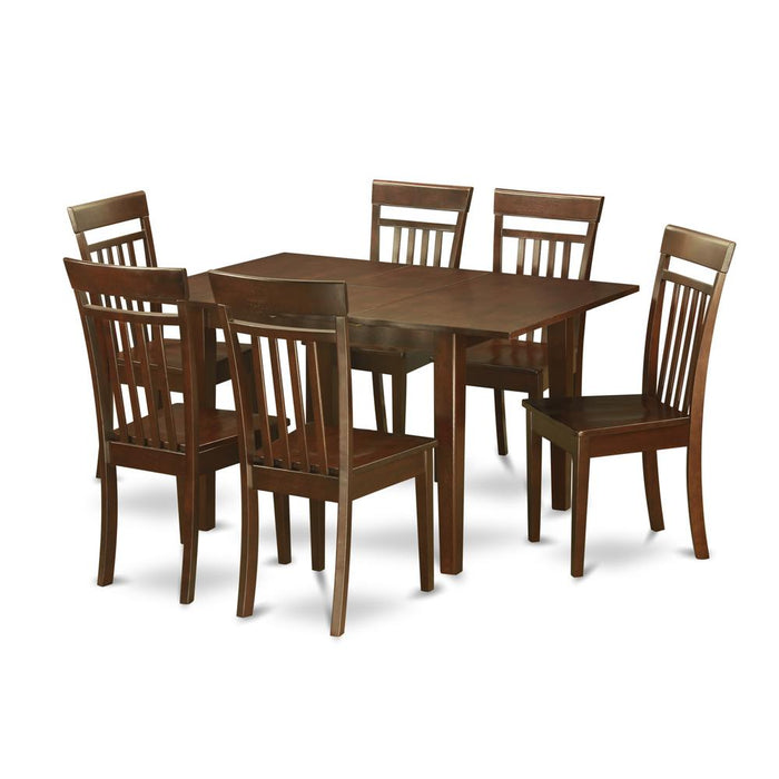 7  Pc  dinette  set  for  small  spaces  -  dinette  Table  with  6  Dining  Chairs