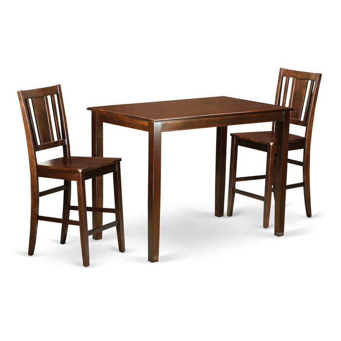 3  Pc  counter  height  Dining  set-pub  Table  and  2  bar  stools