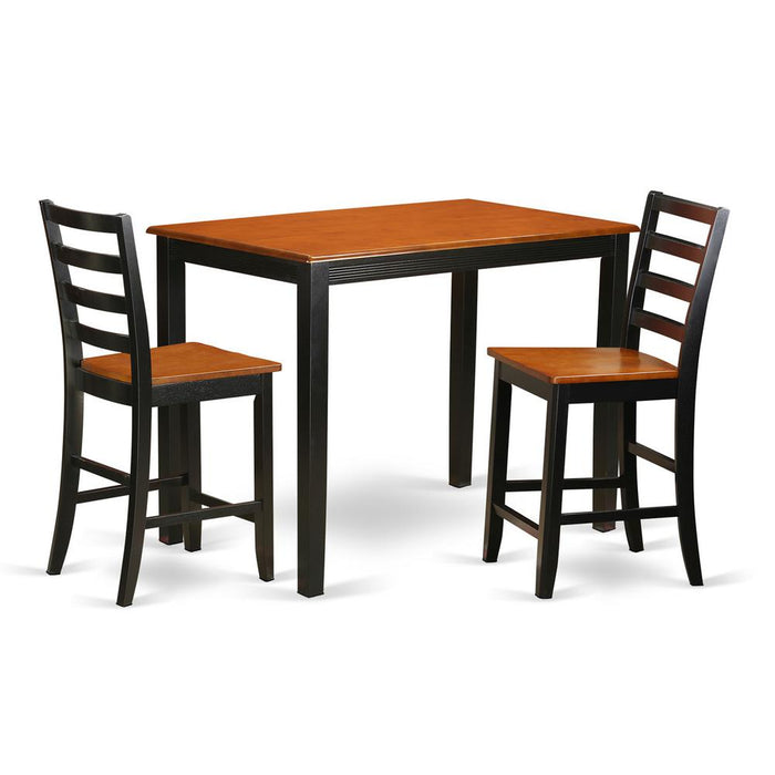 3  Pc  counter  height  pub  set-pub  Table  and  2  Kitchen  Dining  Chairs.
