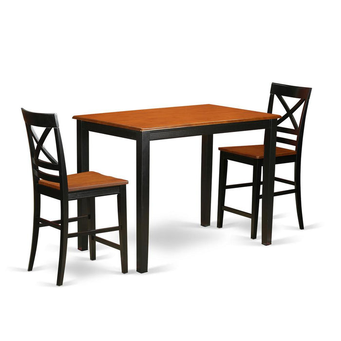 3  Pc  counter  height  pub  set  -  high  Table  and  2  counter  height  Dining  chair.
