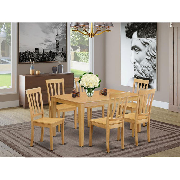 7  Pc  Kitchen  Table  set  -  Kitchen  dinette  Table  and  6  Kitchen  Chairs