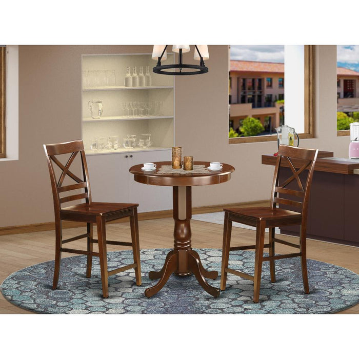3  PC  counter  height  Dining  room  set-pub  Table  and  2  counter  height  Dining  chair