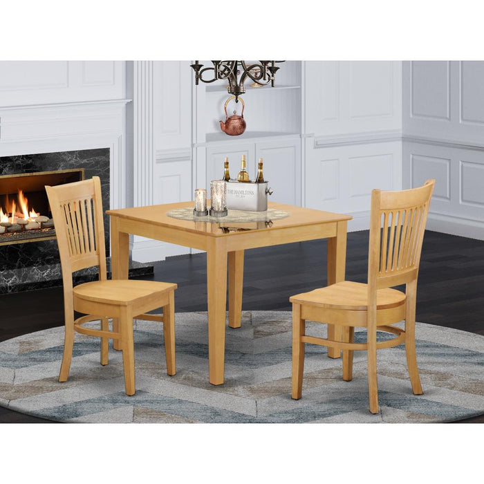 3pcs Small Kitchen Table set - Small Kitchen Table and 2 Dining Chairs