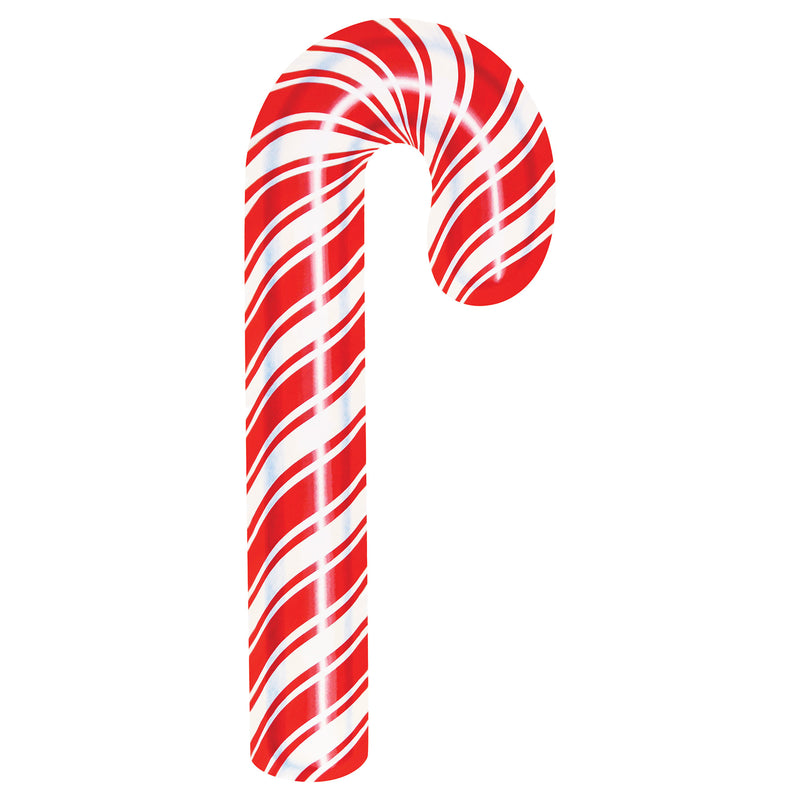 Candy Cane Cutout – 27" by Beistle for Christmas/Winter Printed