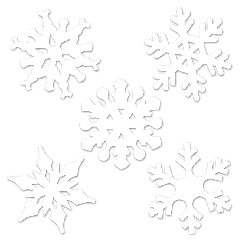 Mini Snowflake Cutouts – 4"-4½" – (10/Pkg)