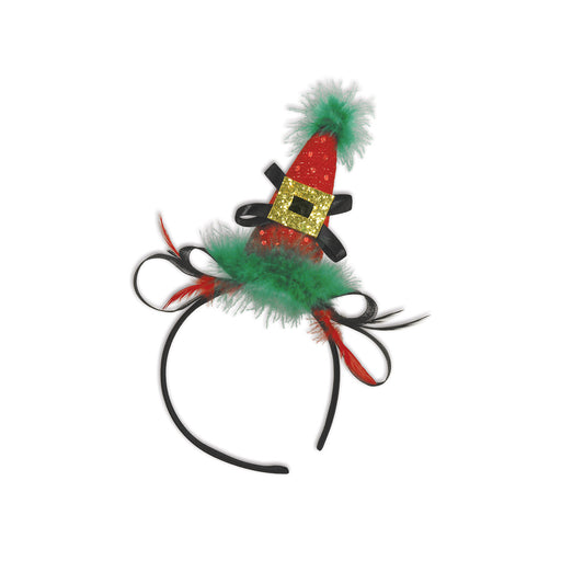 Holiday Hat Headband – (1/Pkg) by Beistle for Christmas/Winter Boppers and Headbands