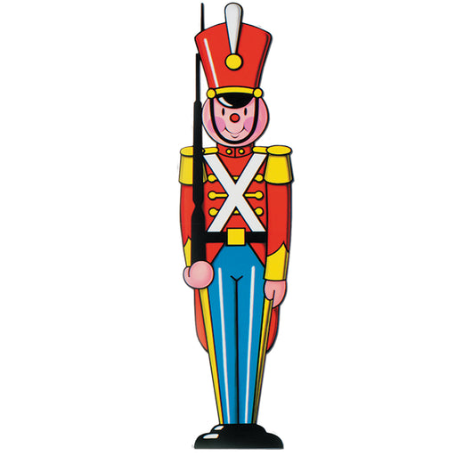 Toy Soldier Cutout – 35½" by Beistle for Christmas/Winter Printed