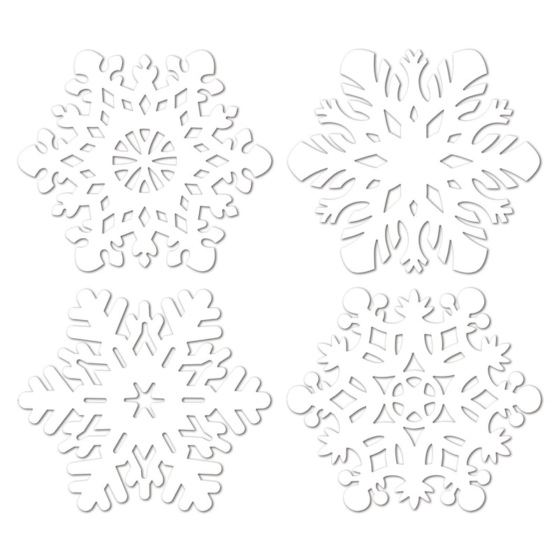 Snowflake Cutouts – 14"-14½" by Beistle for Christmas/Winter Silhouettes