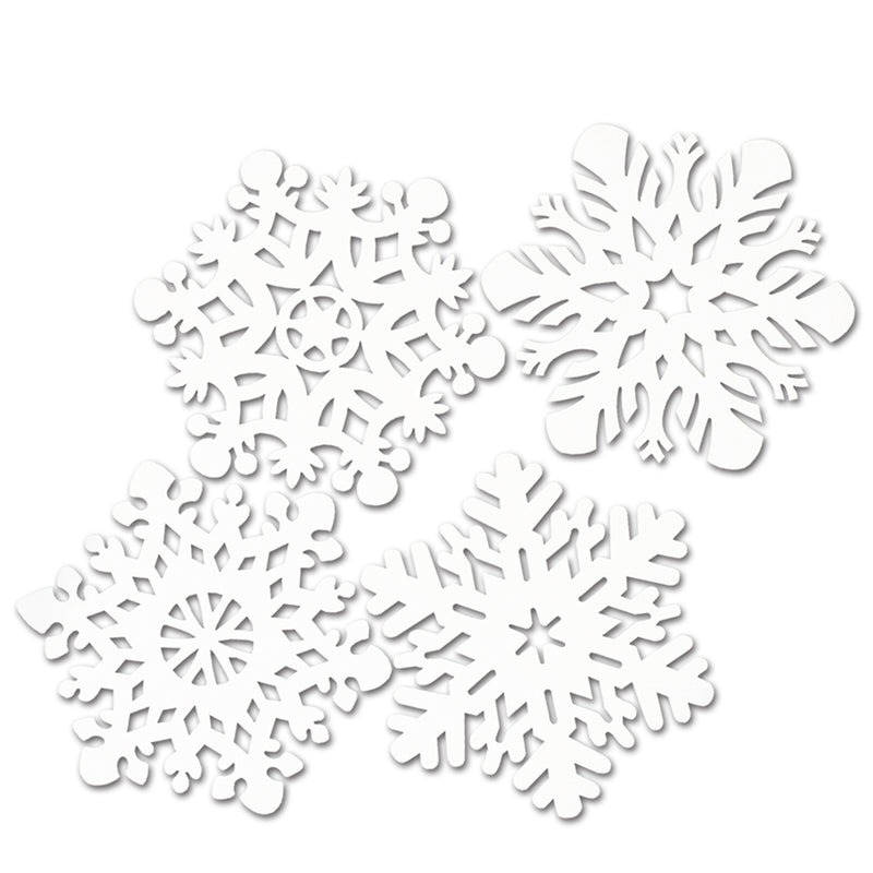 Pkgd Snowflake Cutouts – 14"-14½" – (4/Pkg)