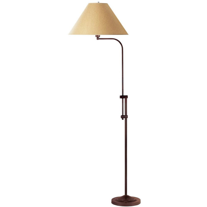 67.5" Height Metal Floor Lamp in Rust