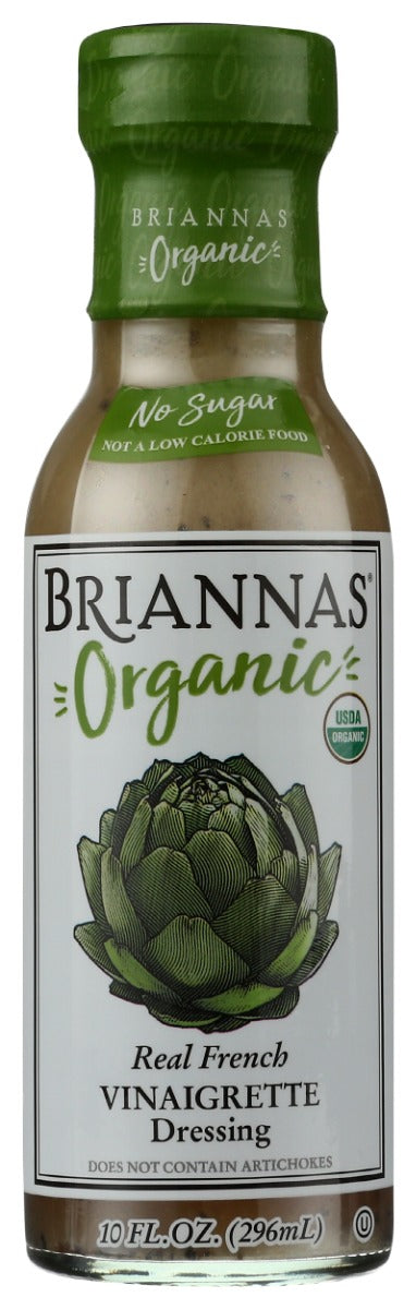 Here's the perfect balance of vinegar, oil and seasonings. They all come together to create a classic, flavorful organic dressing for any green salad, and any ocassion. And all without a trace of sugar! Try it on your favorite vegetable salads, or on fresh artichokes. This delicious organic dressing is also an excellent choice for marinading grilled meats and seafood.