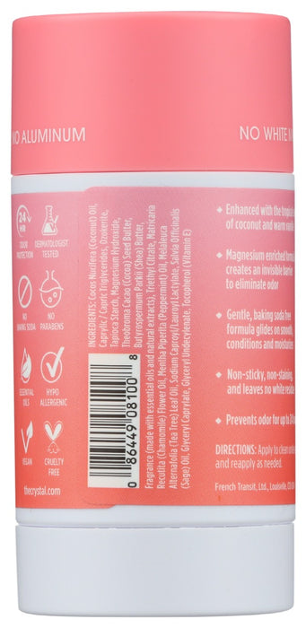 CRYSTAL BODY DEODORANT: Deodorant Ccnut Vanilla, 2.5 OZ