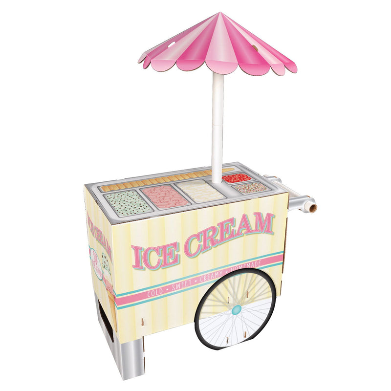 3-D Ice Cream Cart Prop - No Brand For Less 
