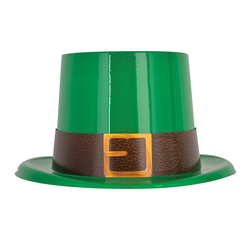 Plastic Leprechaun Top Hat by Beistle for St. Patricks Plastic
