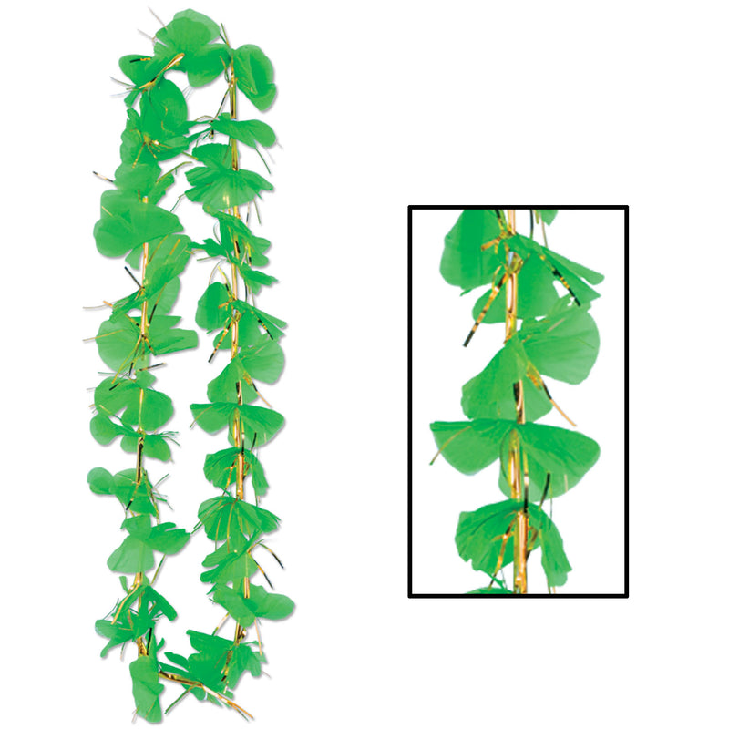 Shamrock Party Lei – 36" by Beistle for St. Patricks Silk 'N Petal Leis