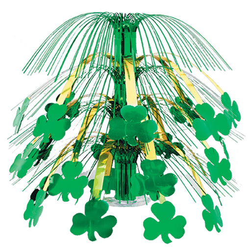 Shamrock Cascade Centerpiece – 18" – (1/Pkg) by Beistle for St. Patricks Icon Cascades