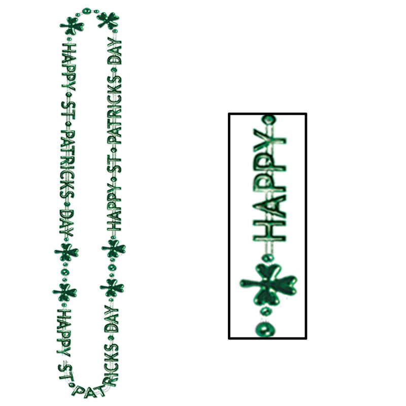 St Patrick's Day Beads-Of-Expression – 36" – (1/Card)