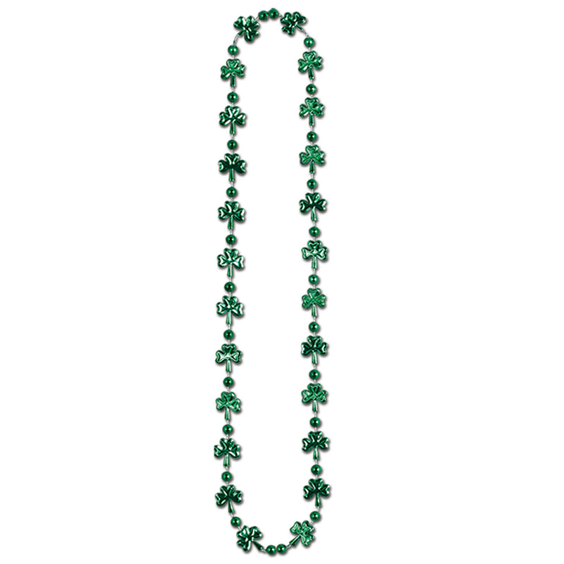 Shamrock Beads – 33" – (1/Card)