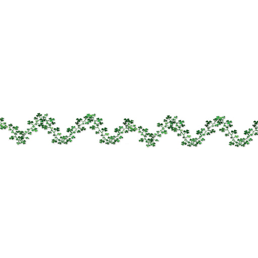 Gleam 'N Flex Shamrock Garland – 25' – (1/Card) by Beistle for St. Patricks Wire Garland