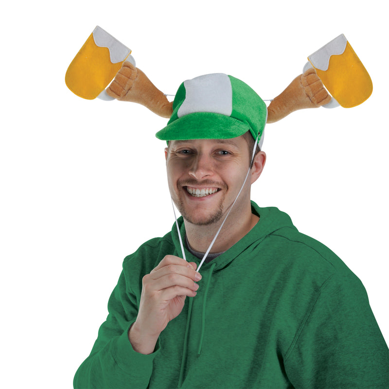 Plush St Patrick's Day Mugs Cap – (1/Card)