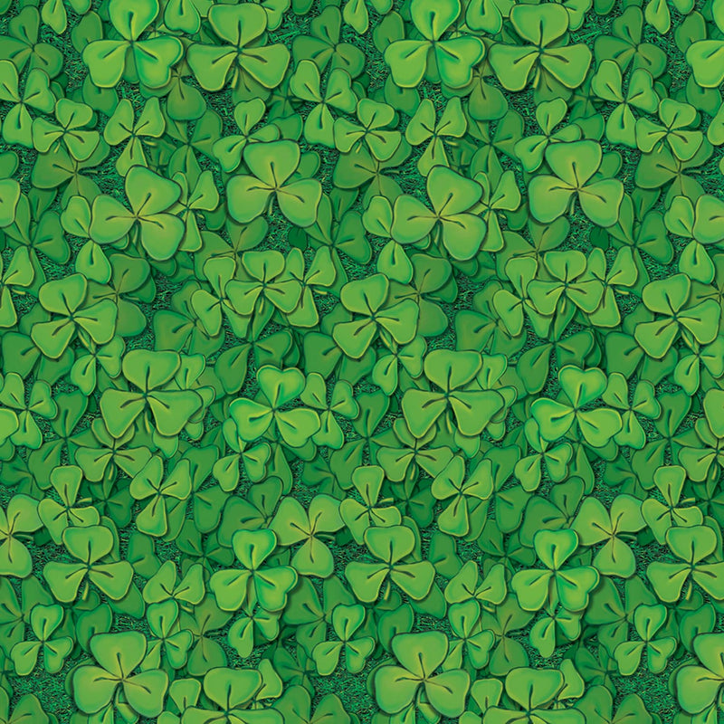 Clover Field Backdrop – 4' x 30' – (1/Pkg) by Beistle for St. Patricks Backdrops