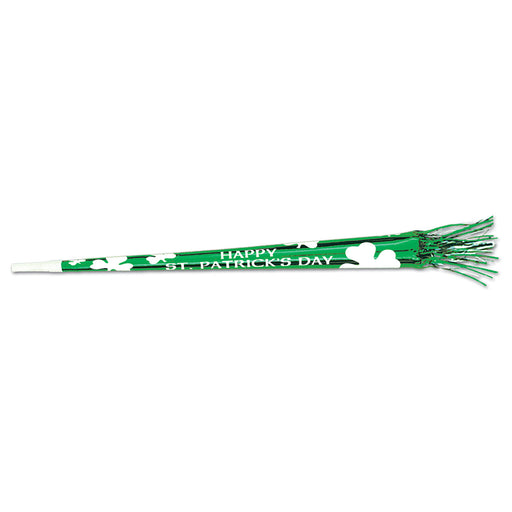 St Patrick Tasseled Trumpets – 25" by Beistle for St. Patricks Foil Horns