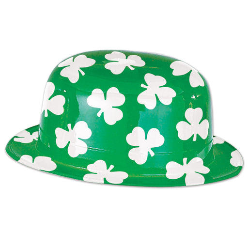 Plastic Shamrock Derby by Beistle for St. Patricks Plastic